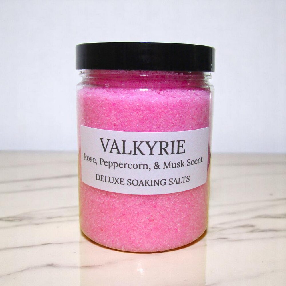 NEW! Soaking Bath Salts. Spicy rose scent.